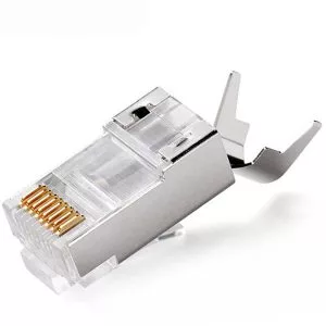 سوکت شبکه Cat6A FTP RJ45 یوگرین مدل NW123 کد 70316 بسته 10 عددی